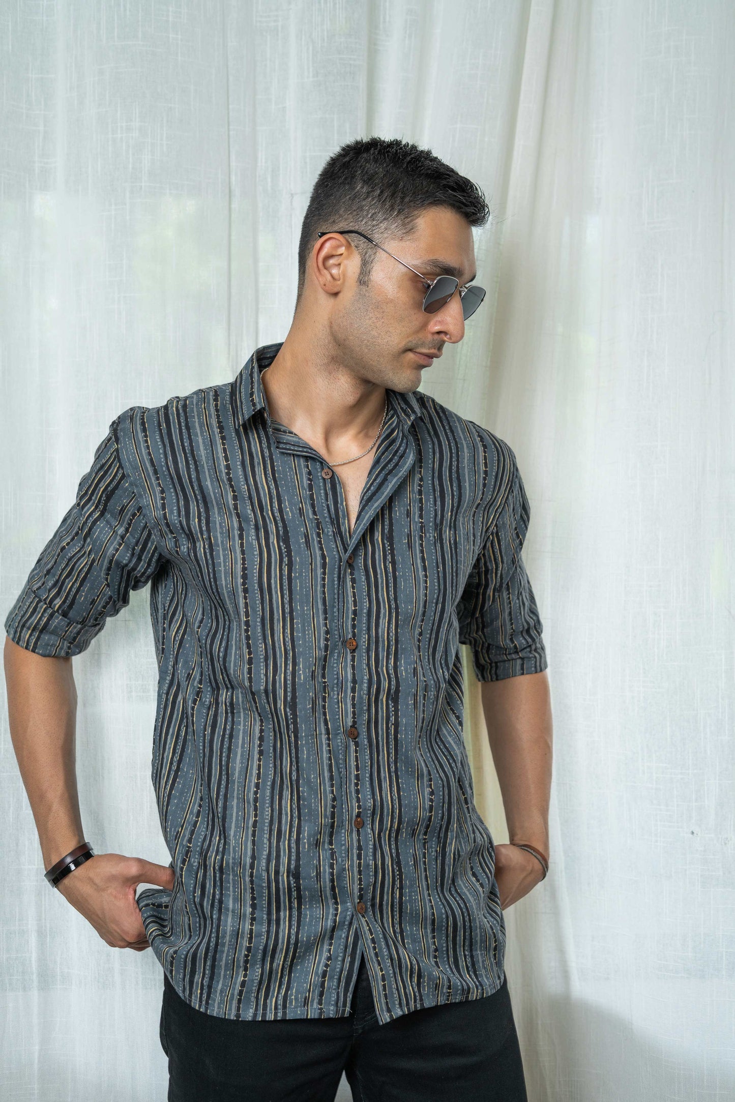 The Black Emerald Tribal Print Shirt