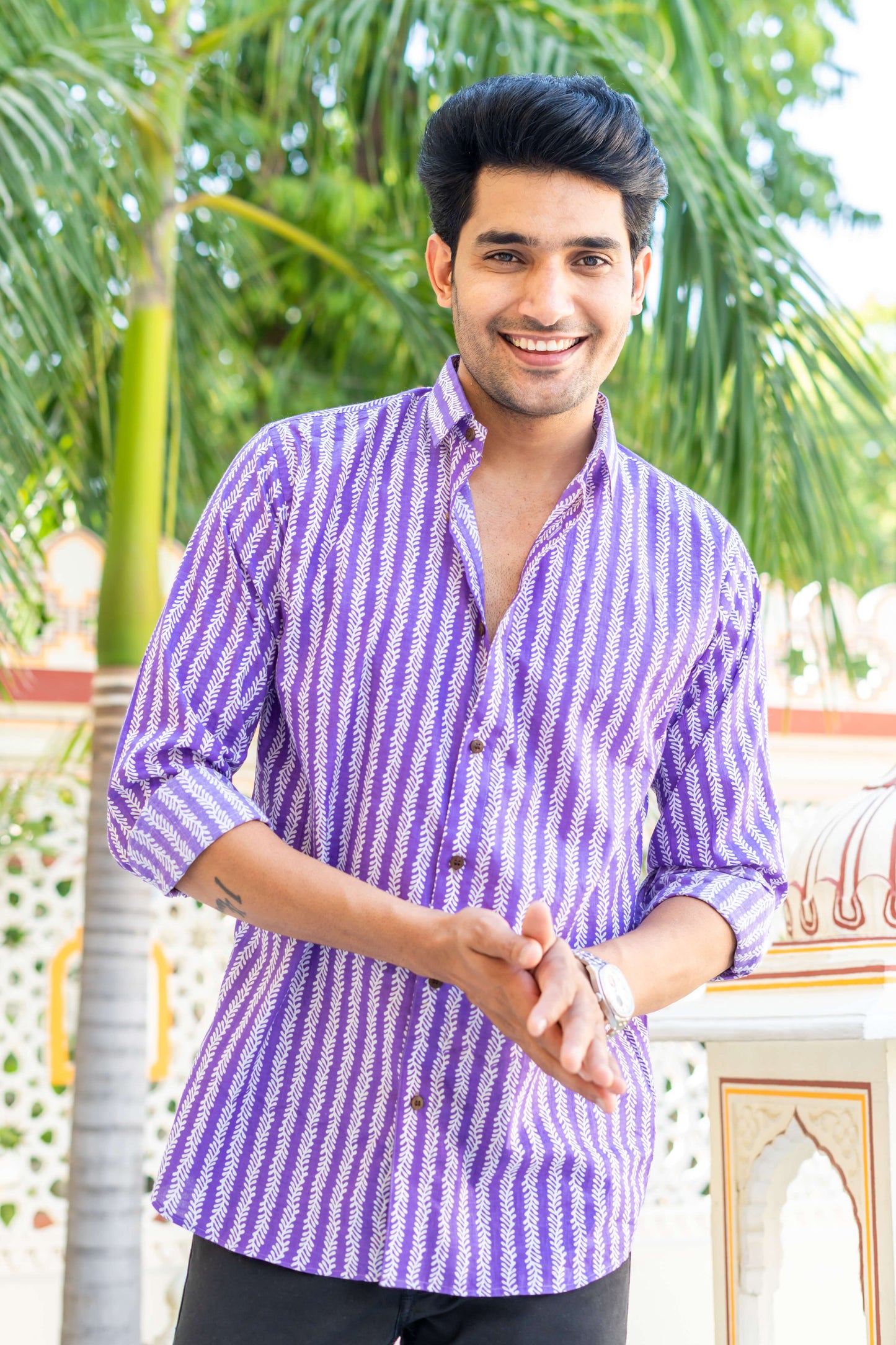 buy purple shirt for men online