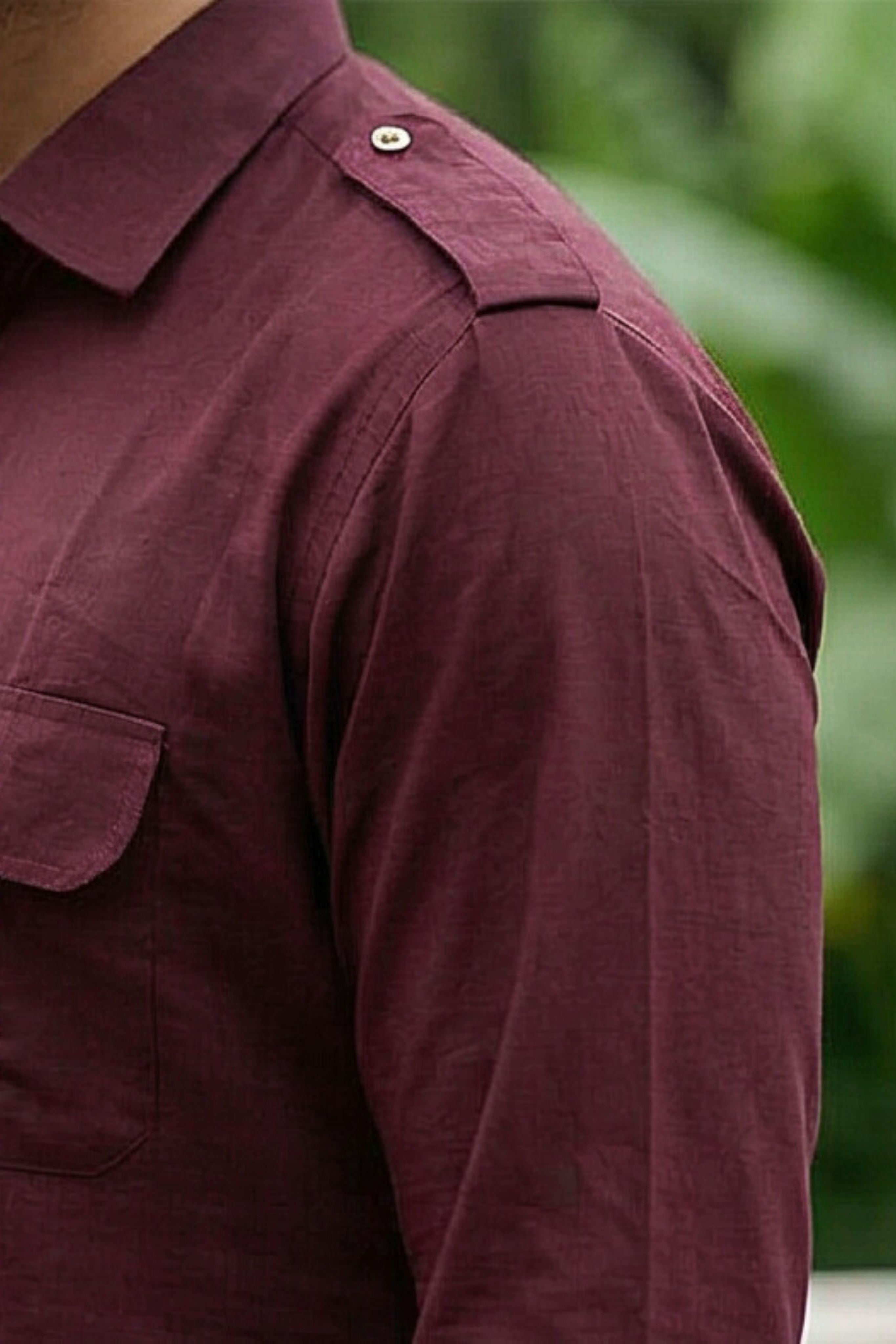 The Maroon Pathani Kurta for Men