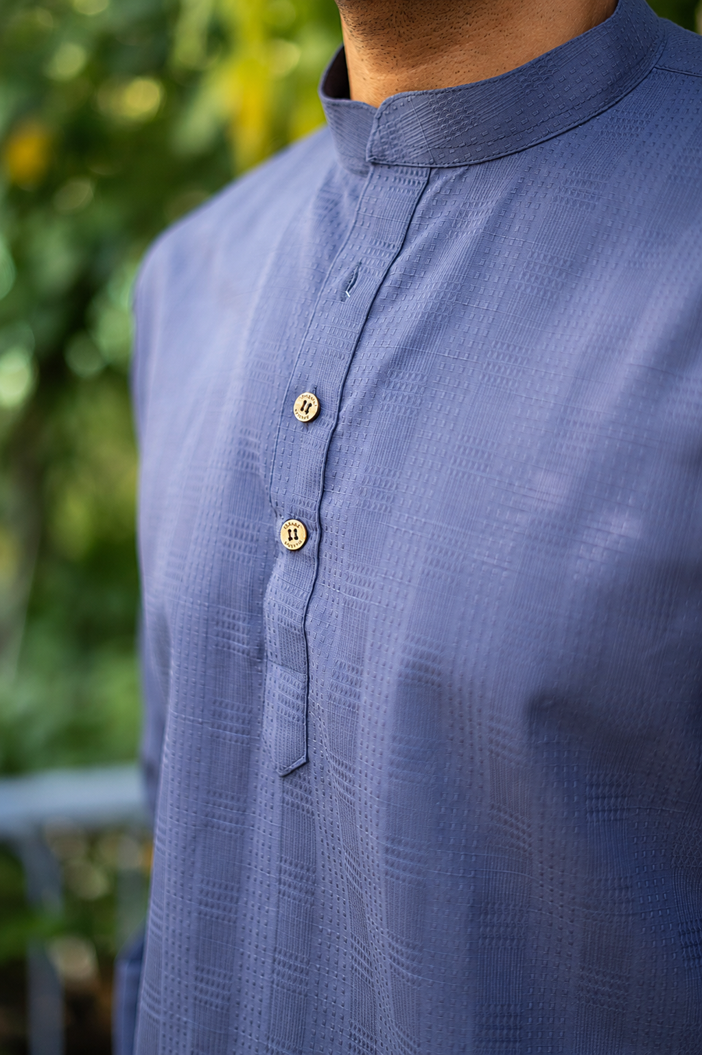 The Dusty Lavender Short Kurta with Self Work