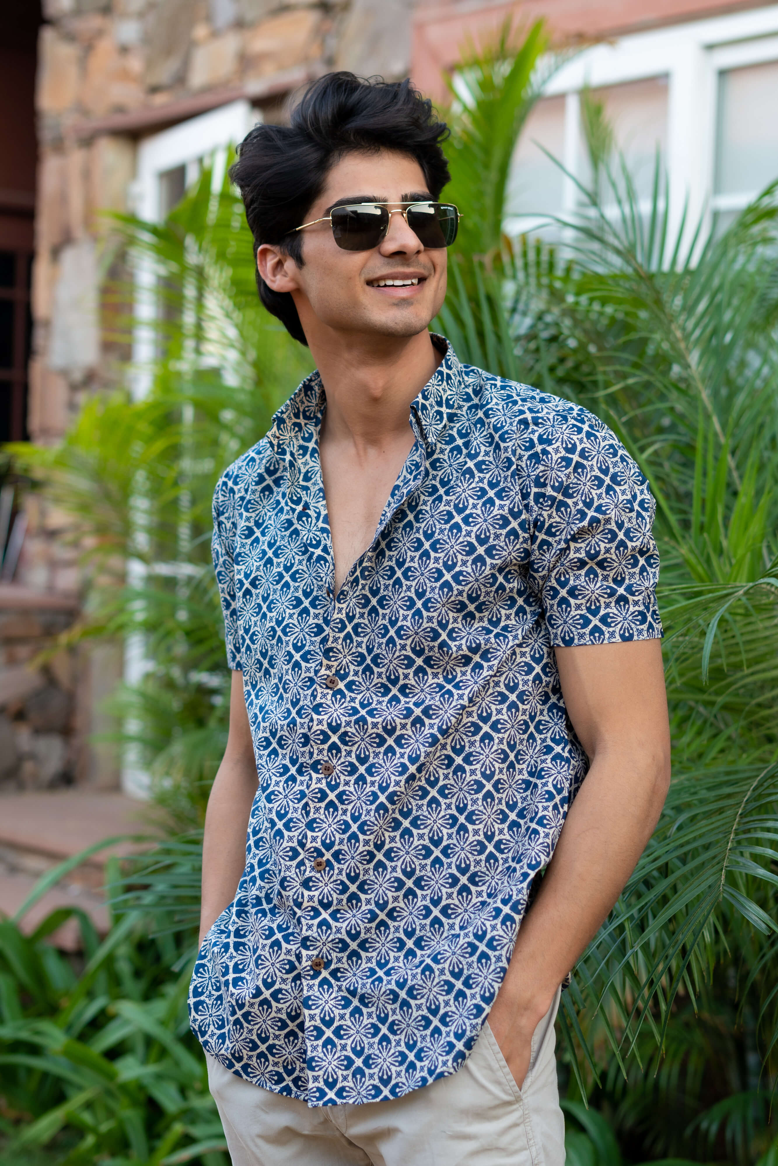 Buy the Best Quality Printed Shirts for Men in India. Shasak