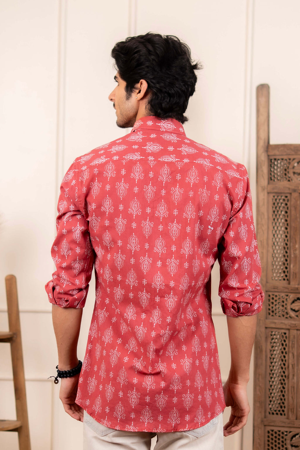 The Wooden Red Indian Motif Shirt