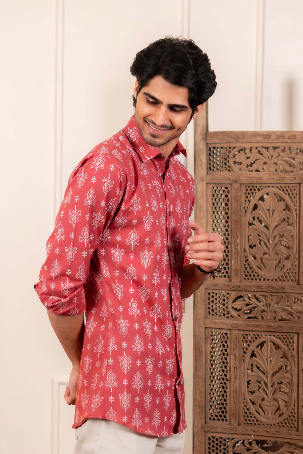 The Wooden Red Indian Motif Shirt