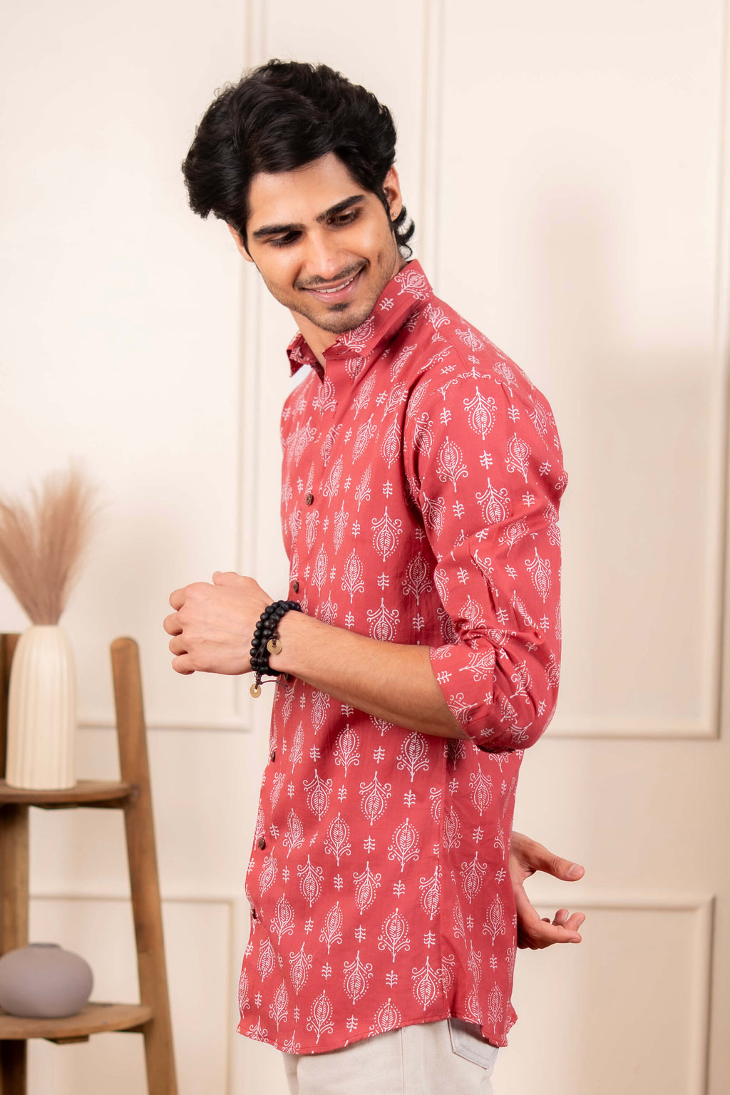 The Wooden Red Indian Motif Shirt