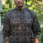 The Comic Black Printed Short Kurta