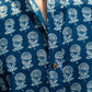 The Agean Blue Short Kurta With Flower Print