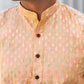 The Saffron Color Long Kurta With Multicolour Embroidery and Sequins Work