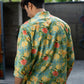 The Funky Green And Yellow All-Over Floral Print Short Kurta