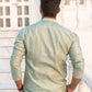 The Solid Short Kurta In A Sea Green Colour