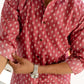 The Pink Shirt With Floral Butti Print