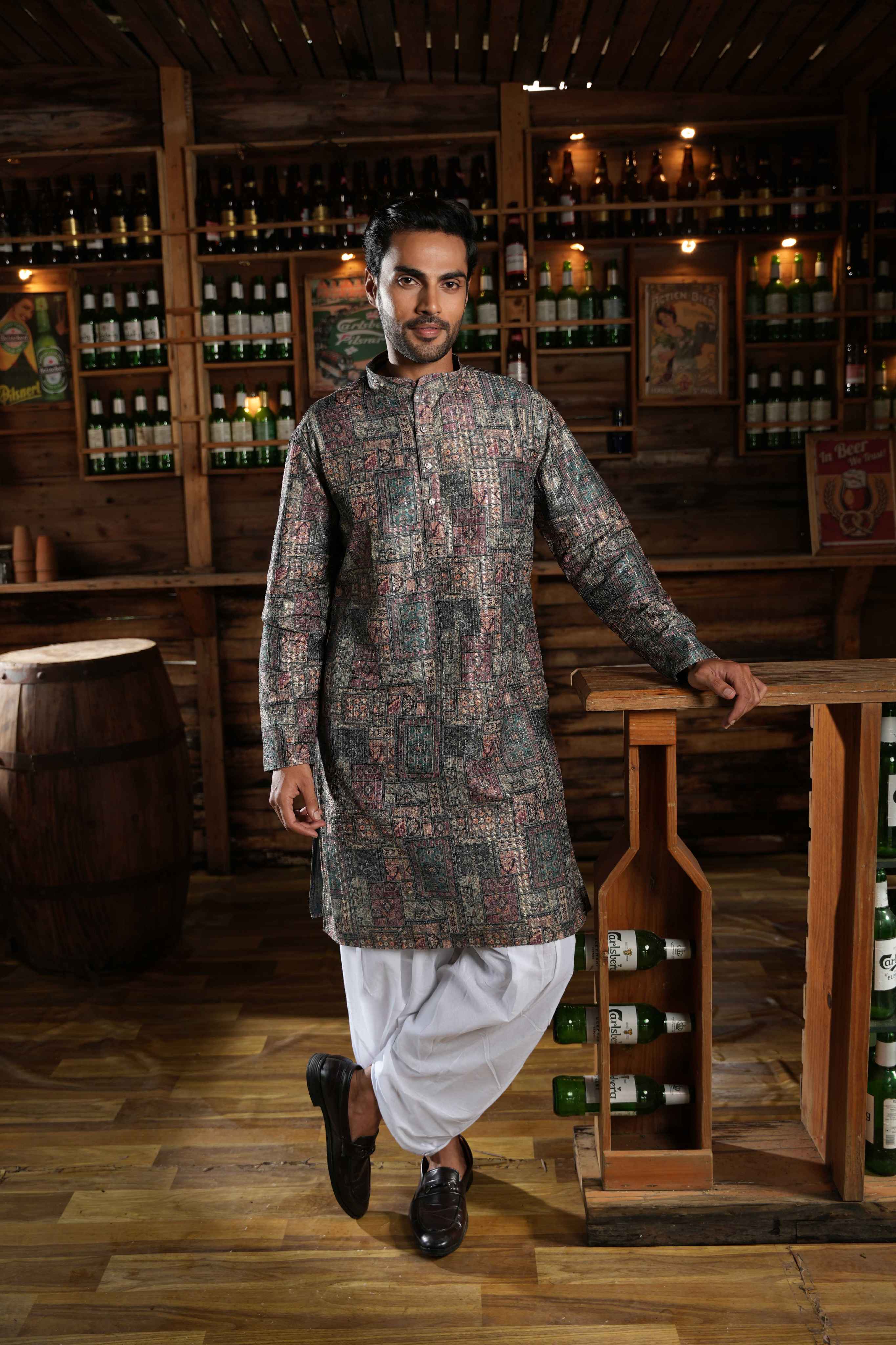 The Artisan Mosaic Long Kurta