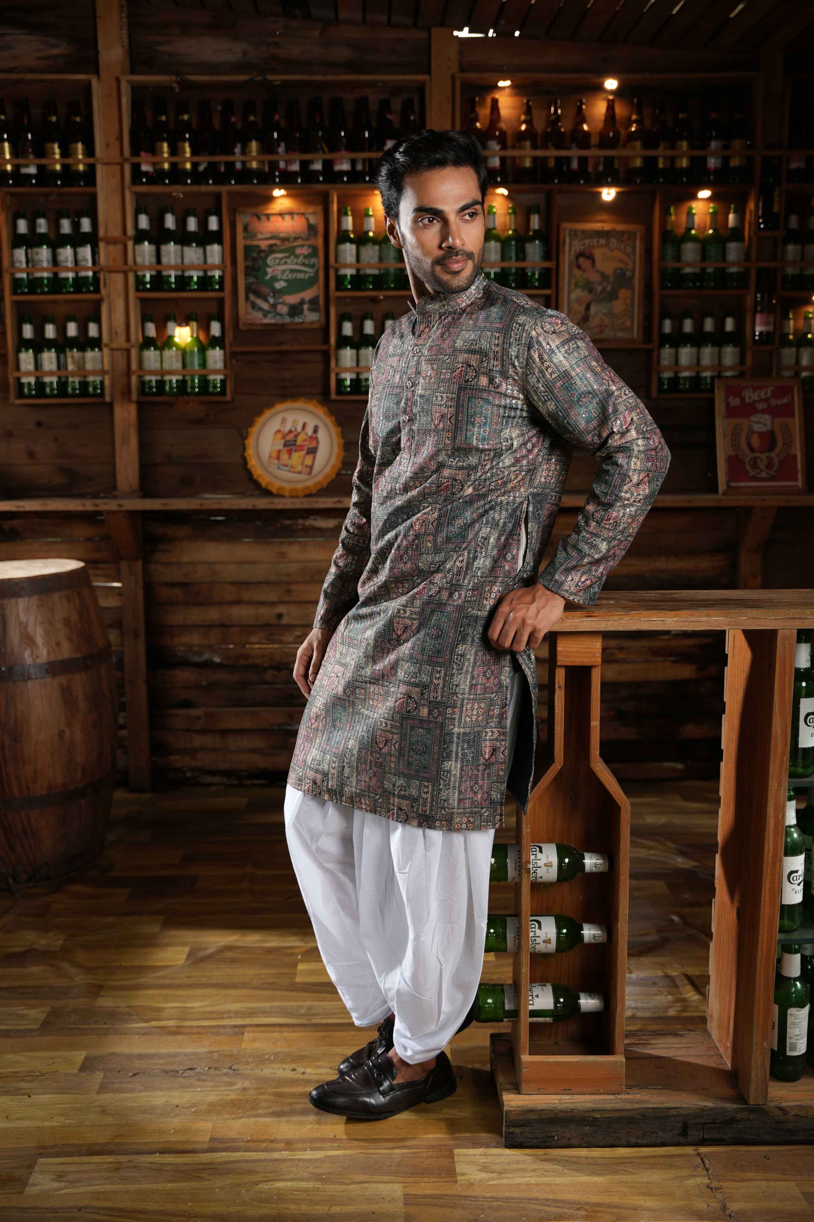The Artisan Mosaic Long Kurta