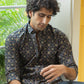 The Blue Ajrak Geometric Print Shirt