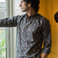 The Blue Ajrak Geometric Print Shirt