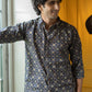 The Blue Ajrak Geometric Print Shirt