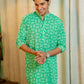 Green Long Kurta For Men