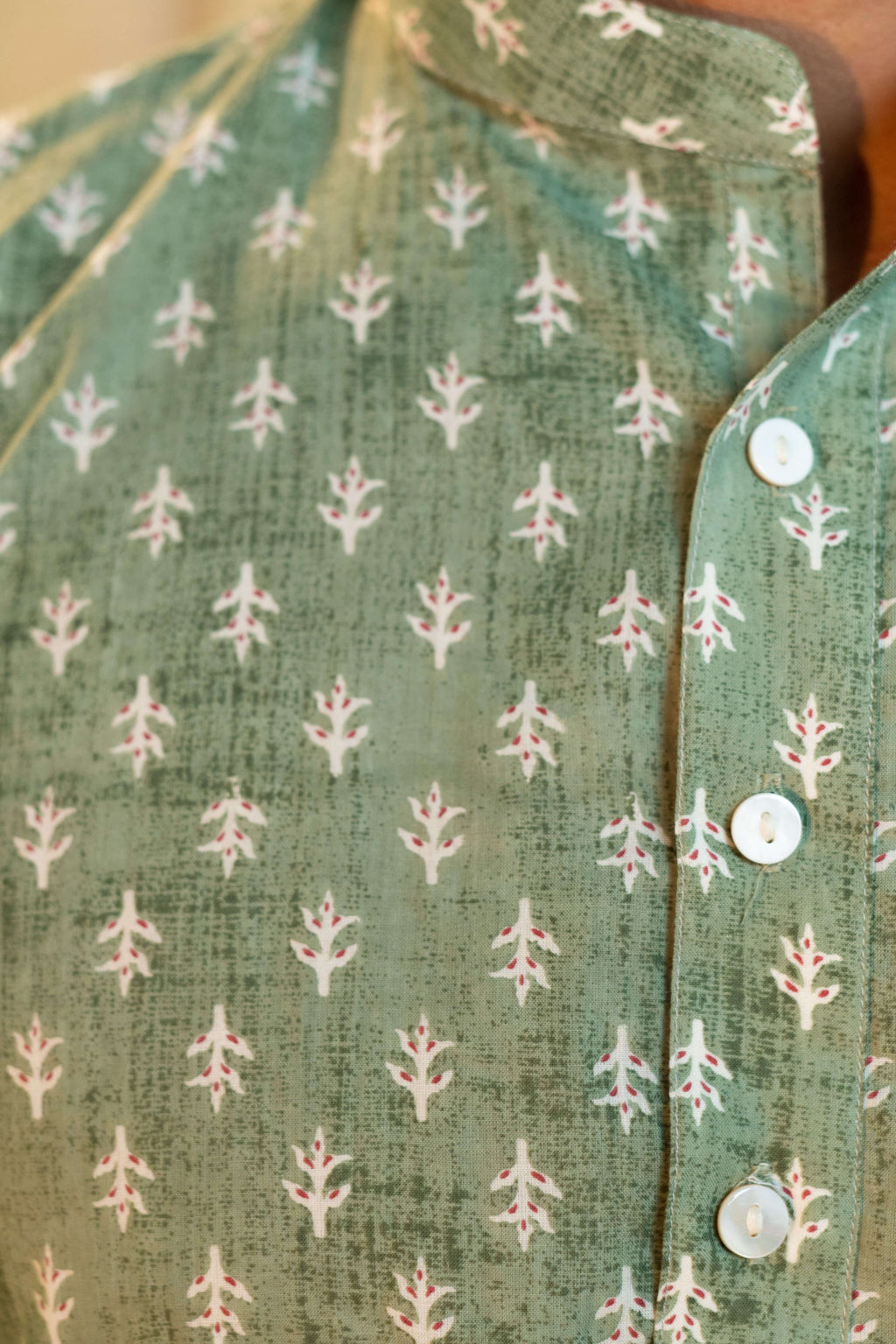 Green Long Kurta For Men