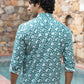 The Emerald Green All-Over Floral Print Shirt