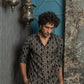 The Classy Black Shirt With Tribal Print