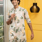 The Tropical Foil Print Long Kurta
