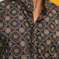 The Blue Ajrak Geometric Print Short Kurta