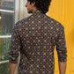 The Blue Ajrak Geometric Print Short Kurta