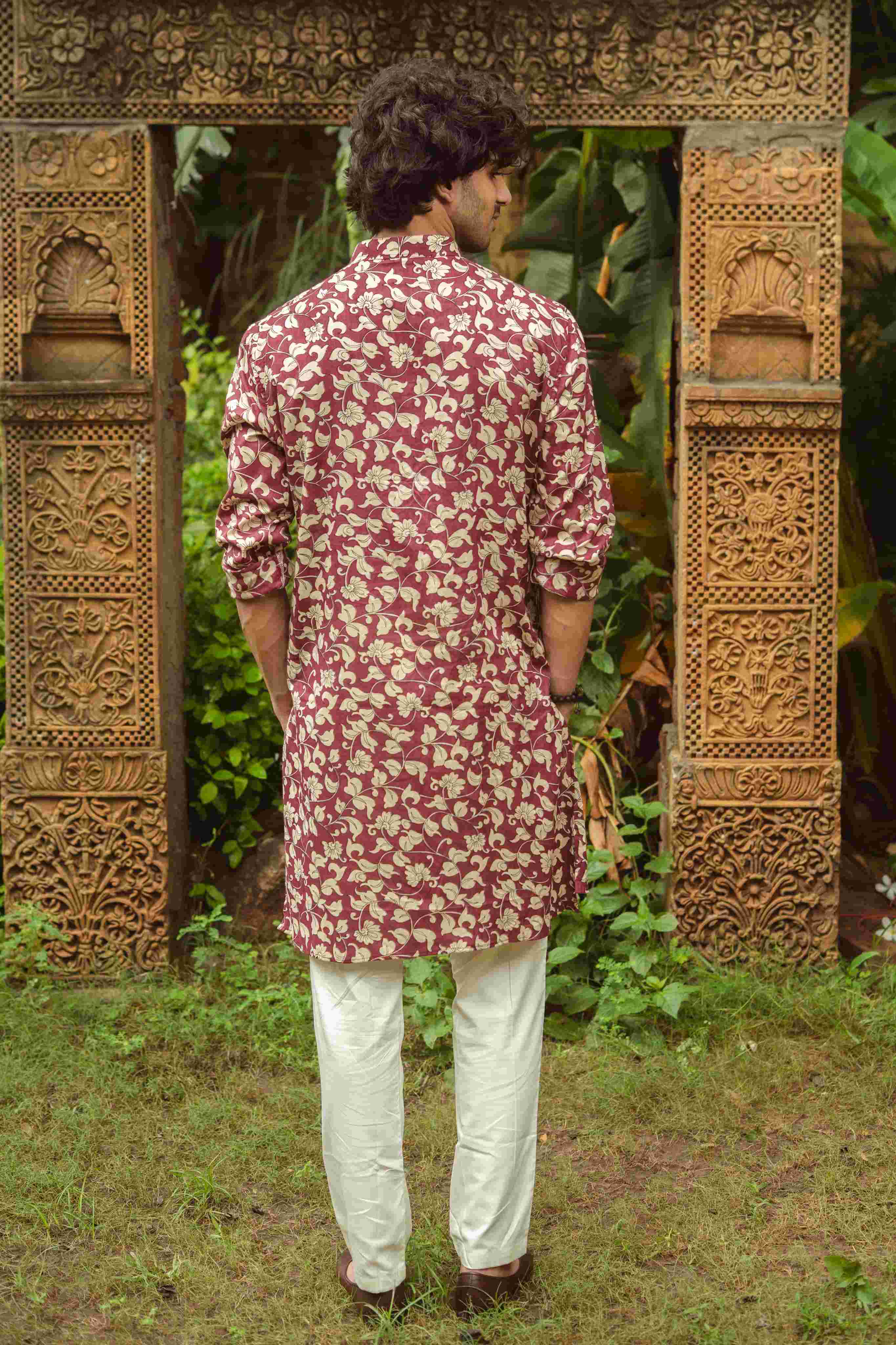The Plum Blossom Vine Long Kurta