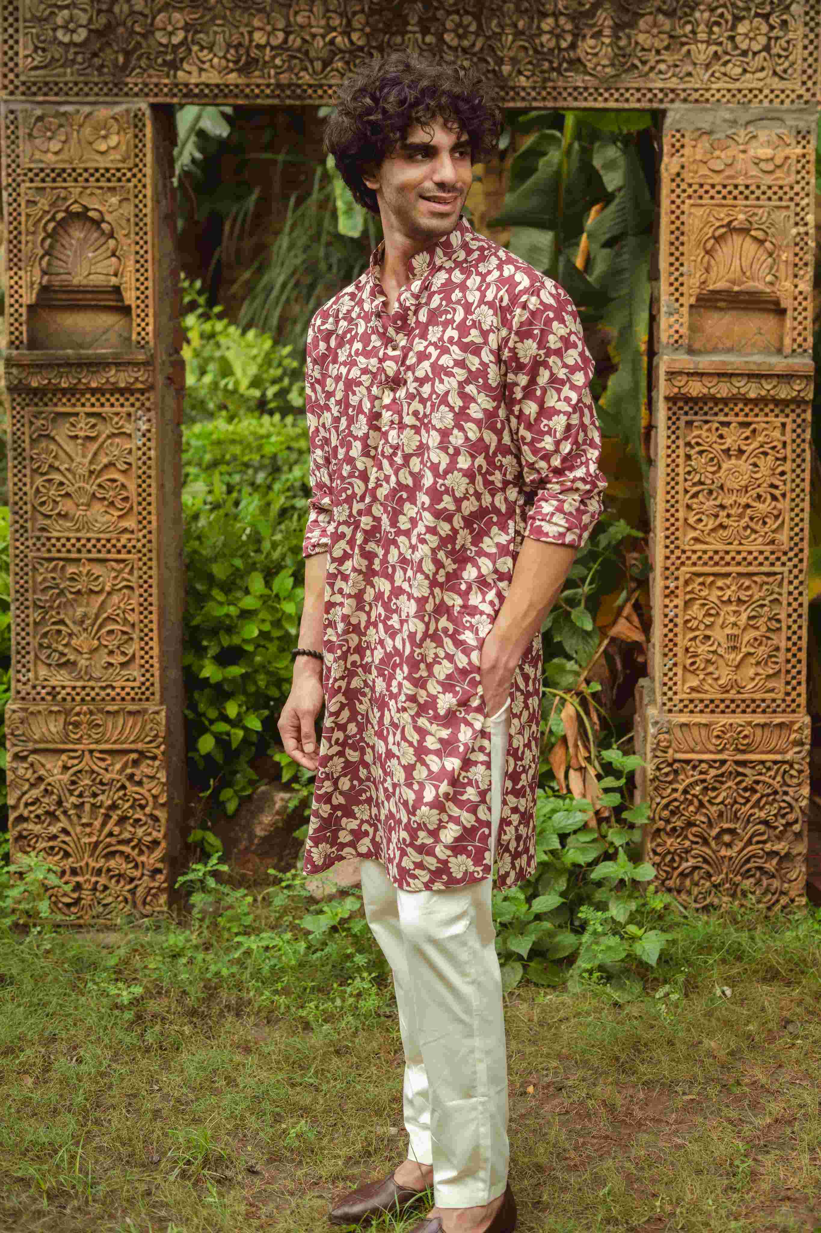 The Plum Blossom Vine Long Kurta