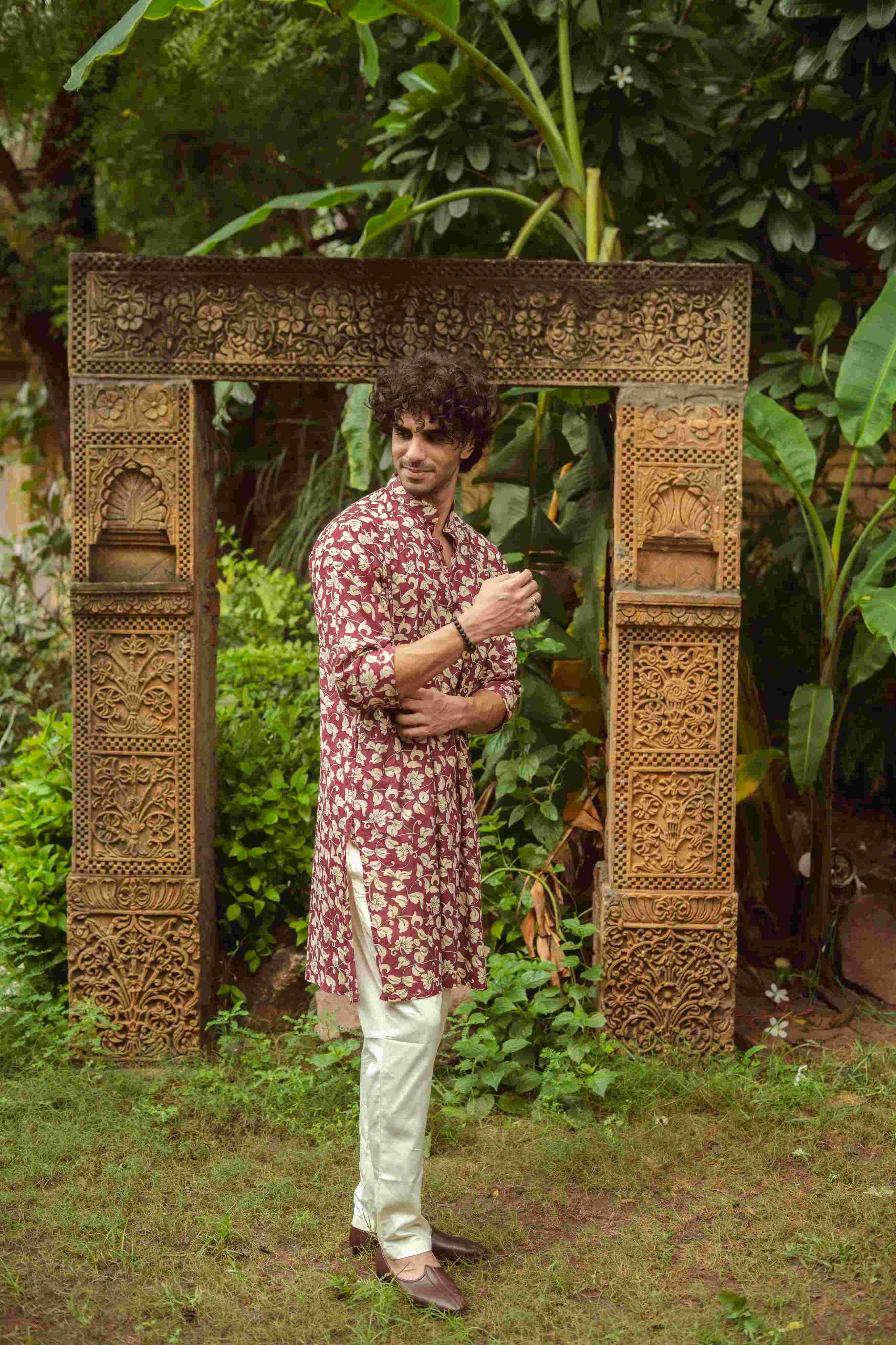 The Plum Blossom Vine Long Kurta