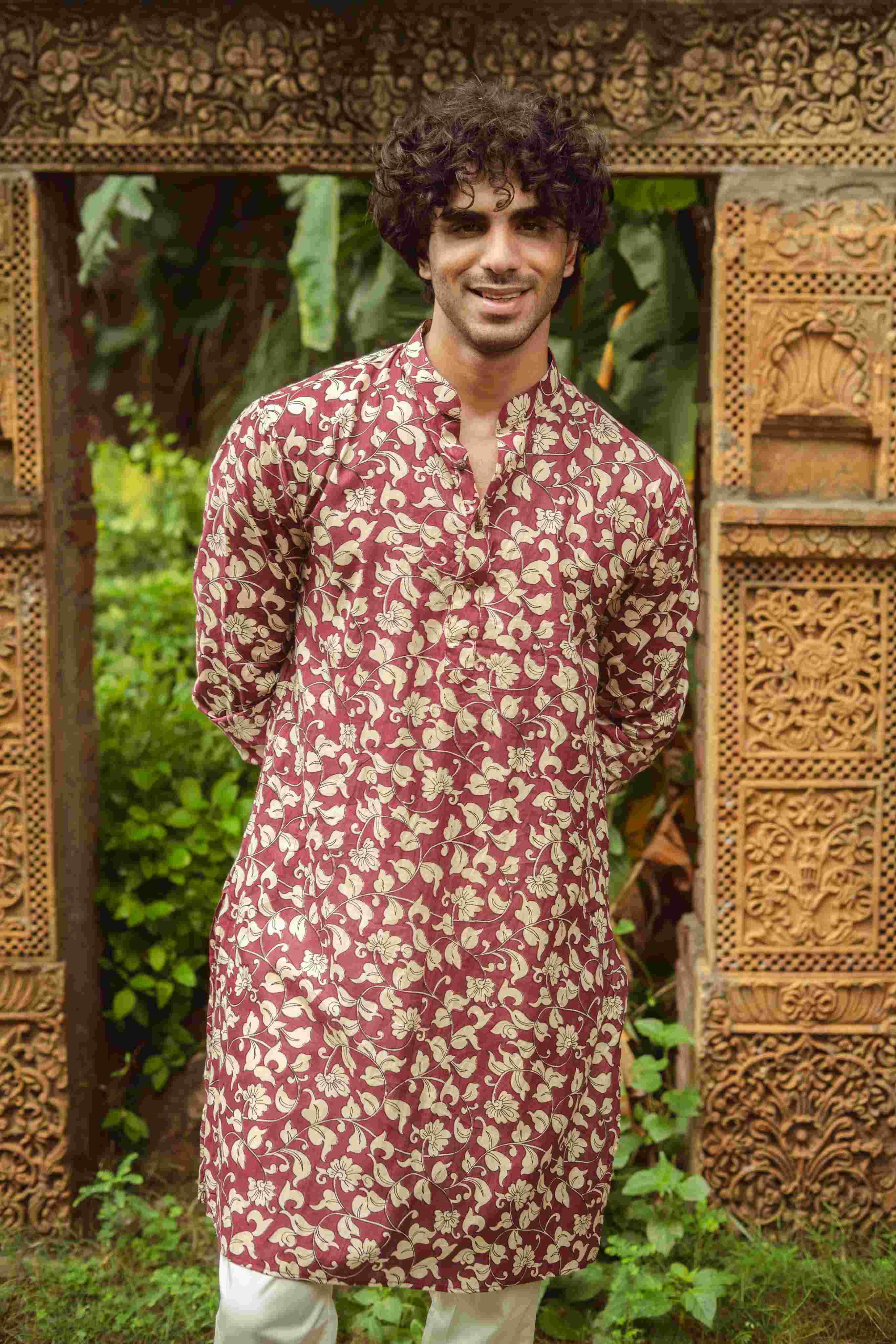 The Plum Blossom Vine Long Kurta