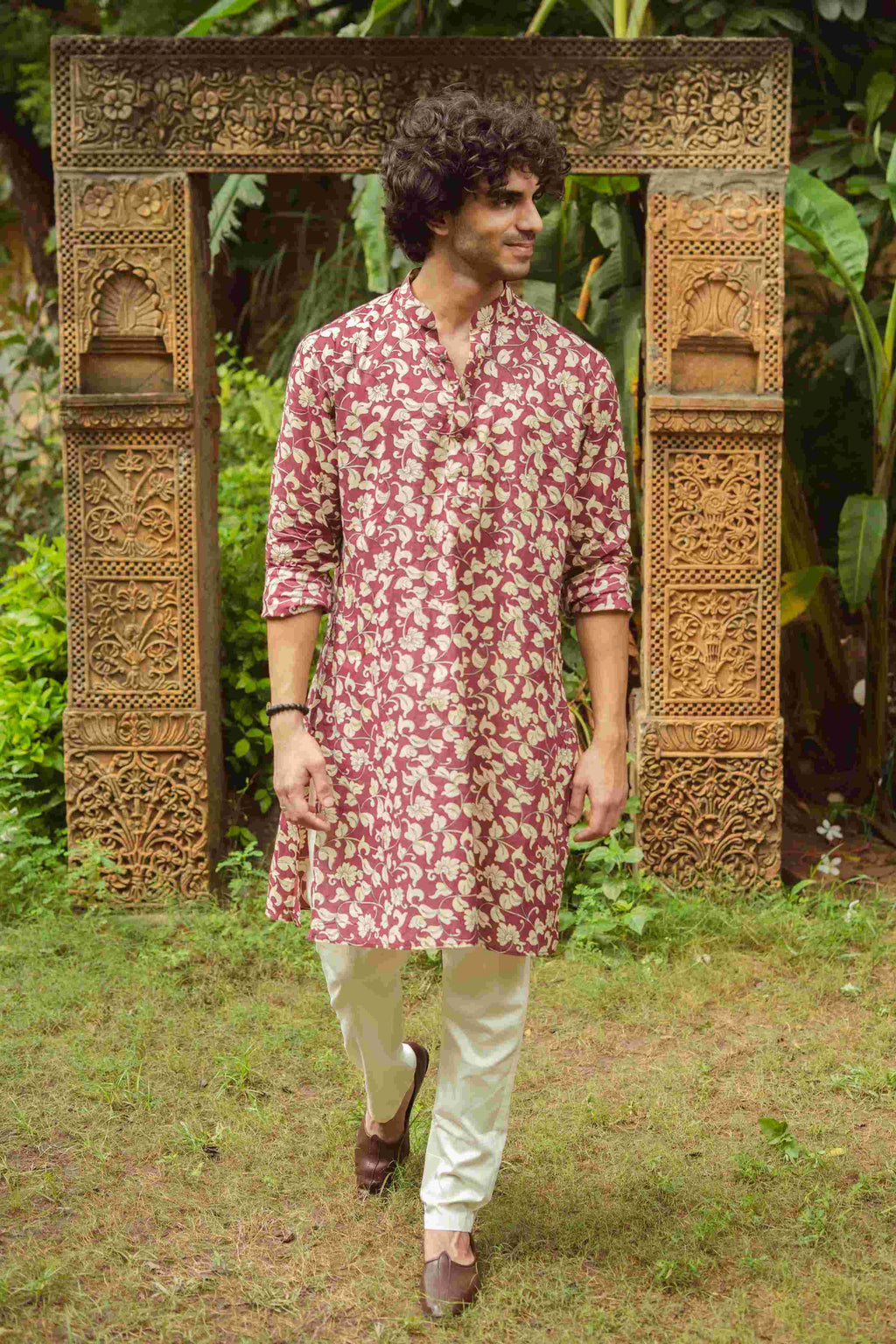 The Plum Blossom Vine Long Kurta