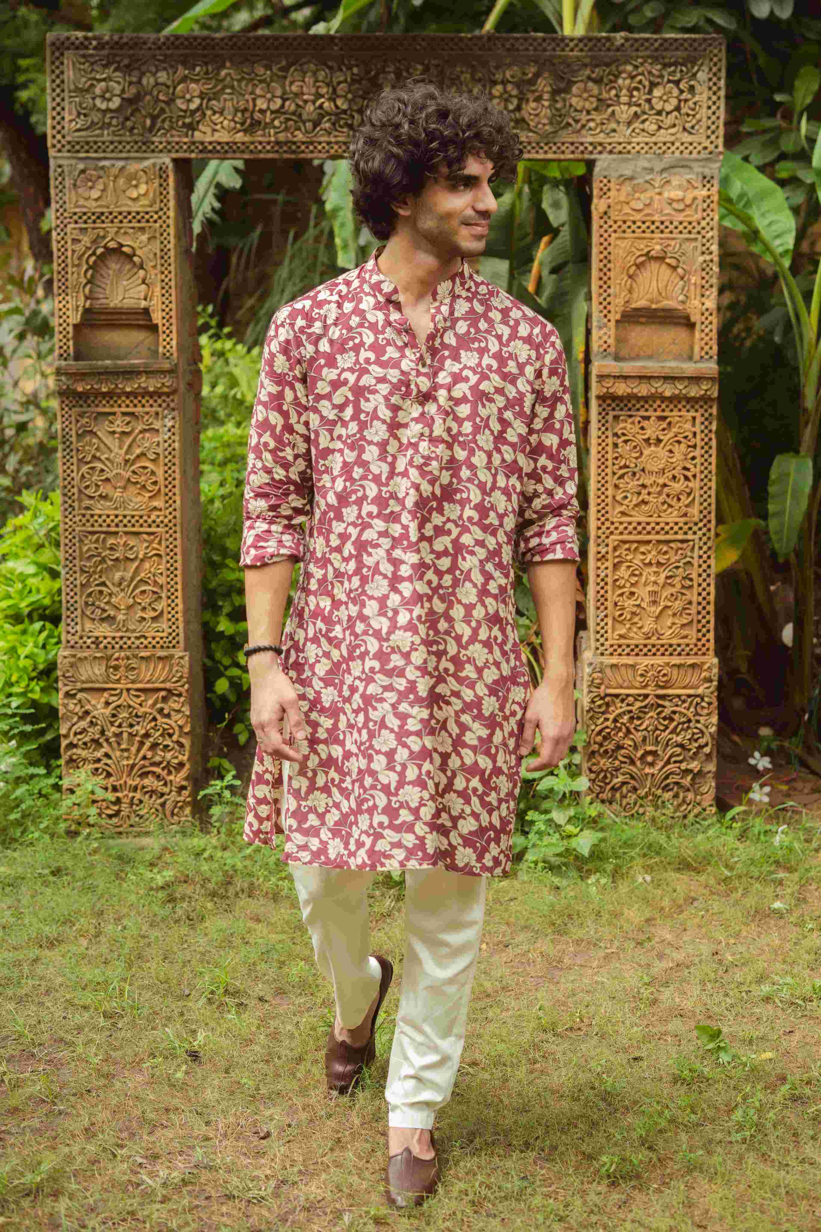 The Plum Blossom Vine Long Kurta