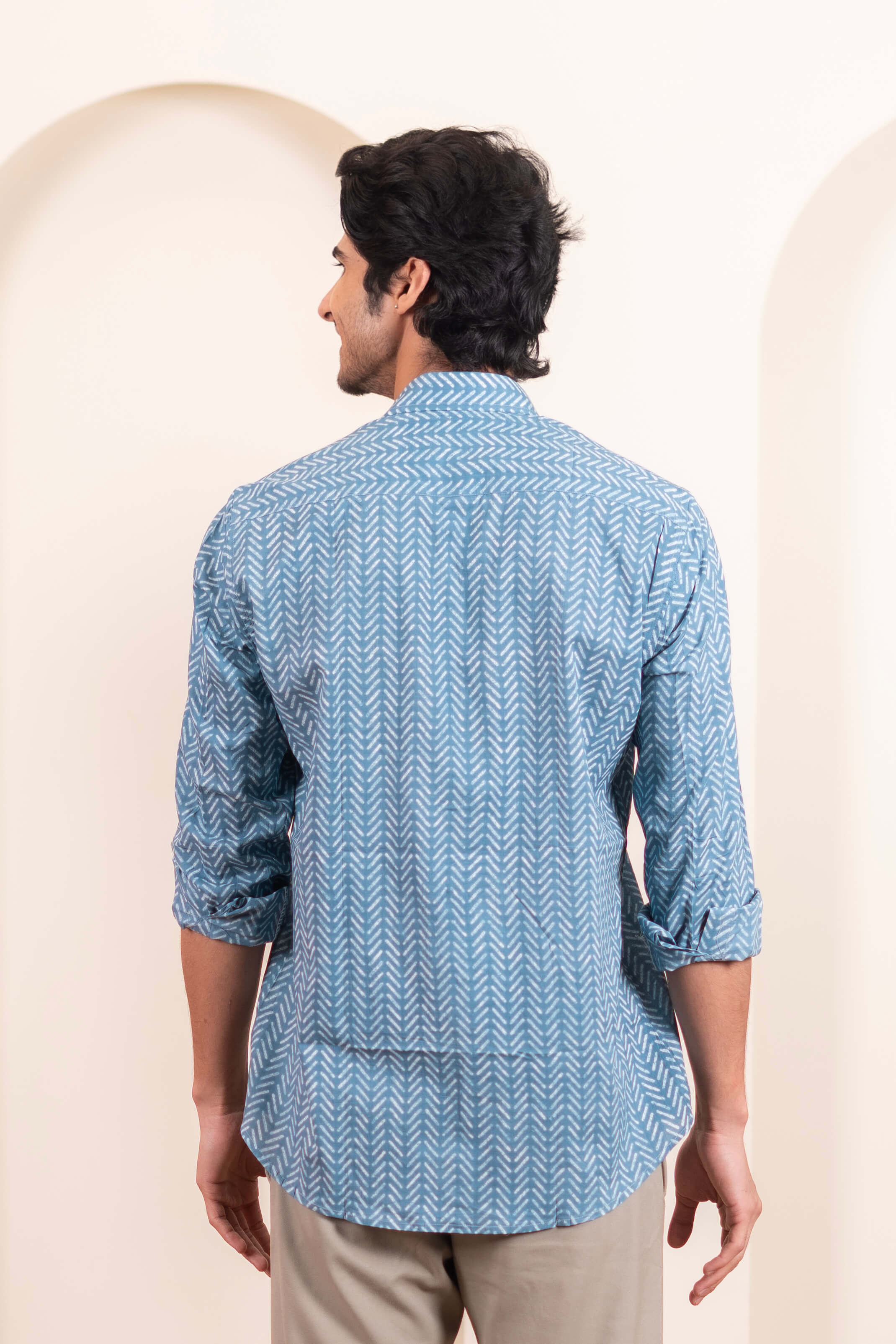 The Munsell Blue White Stripe Shirt