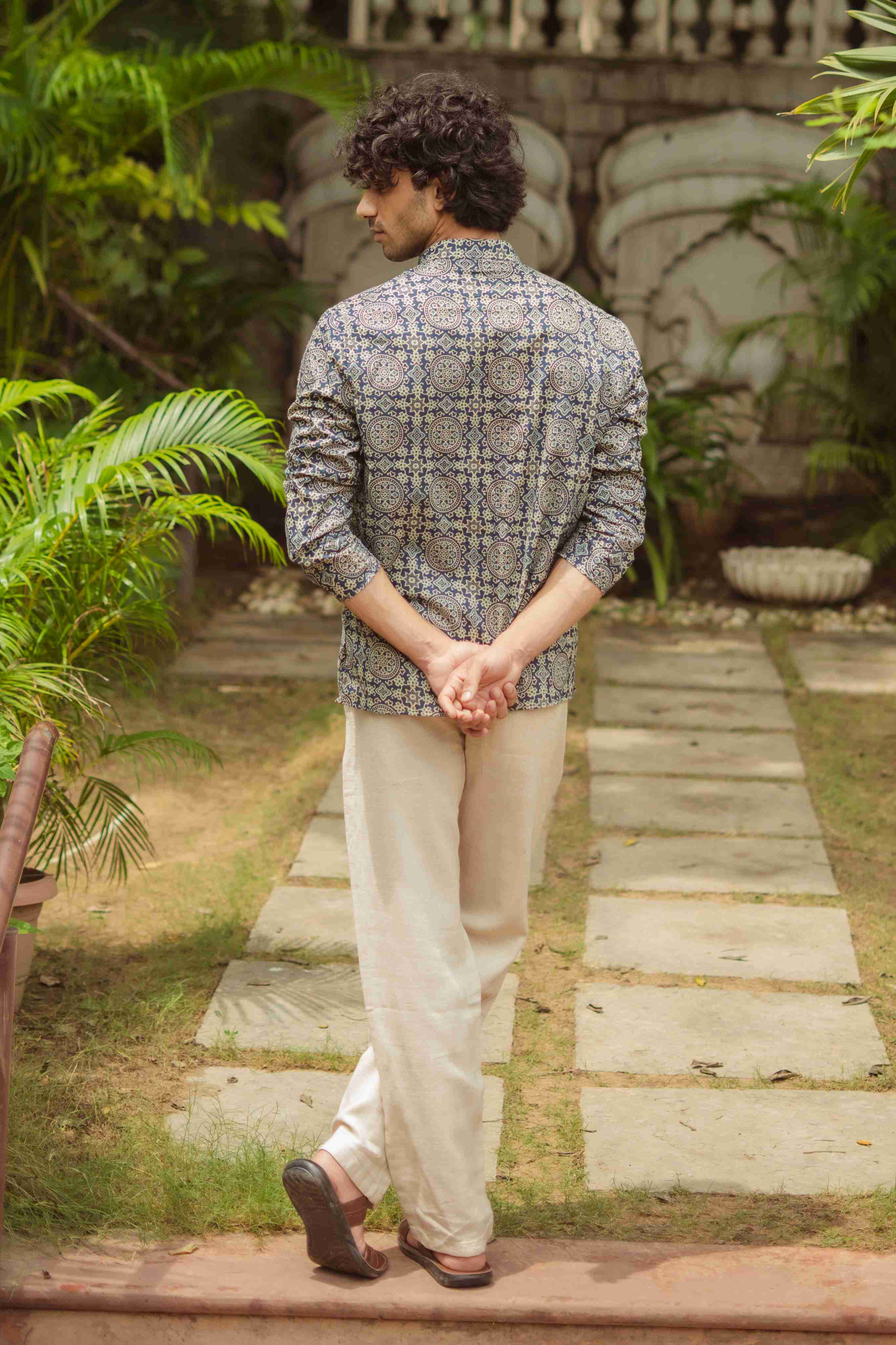 The Mandala Block Print Short Kurta