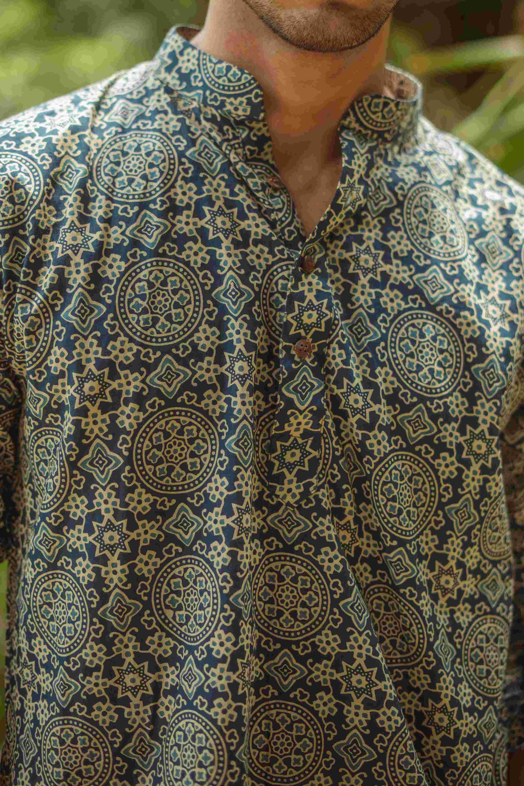The Mandala Block Print Short Kurta