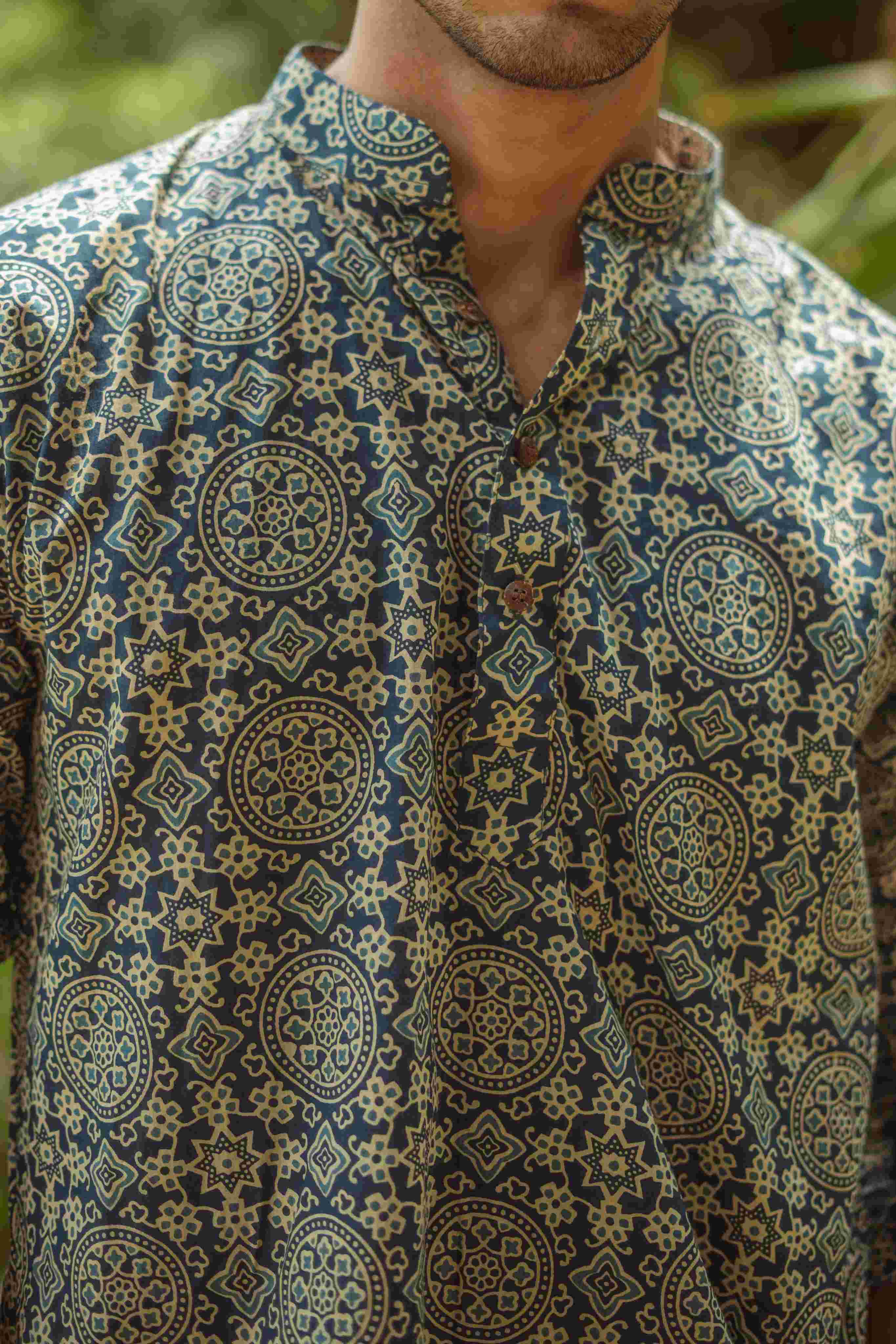 The Mandala Block Print Short Kurta