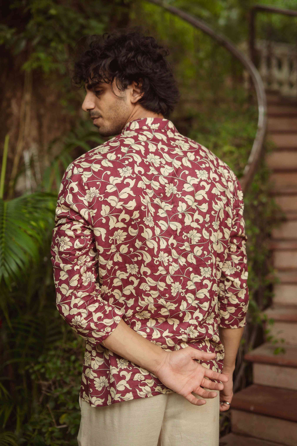 The Plum Blossom Vine Short Kurta