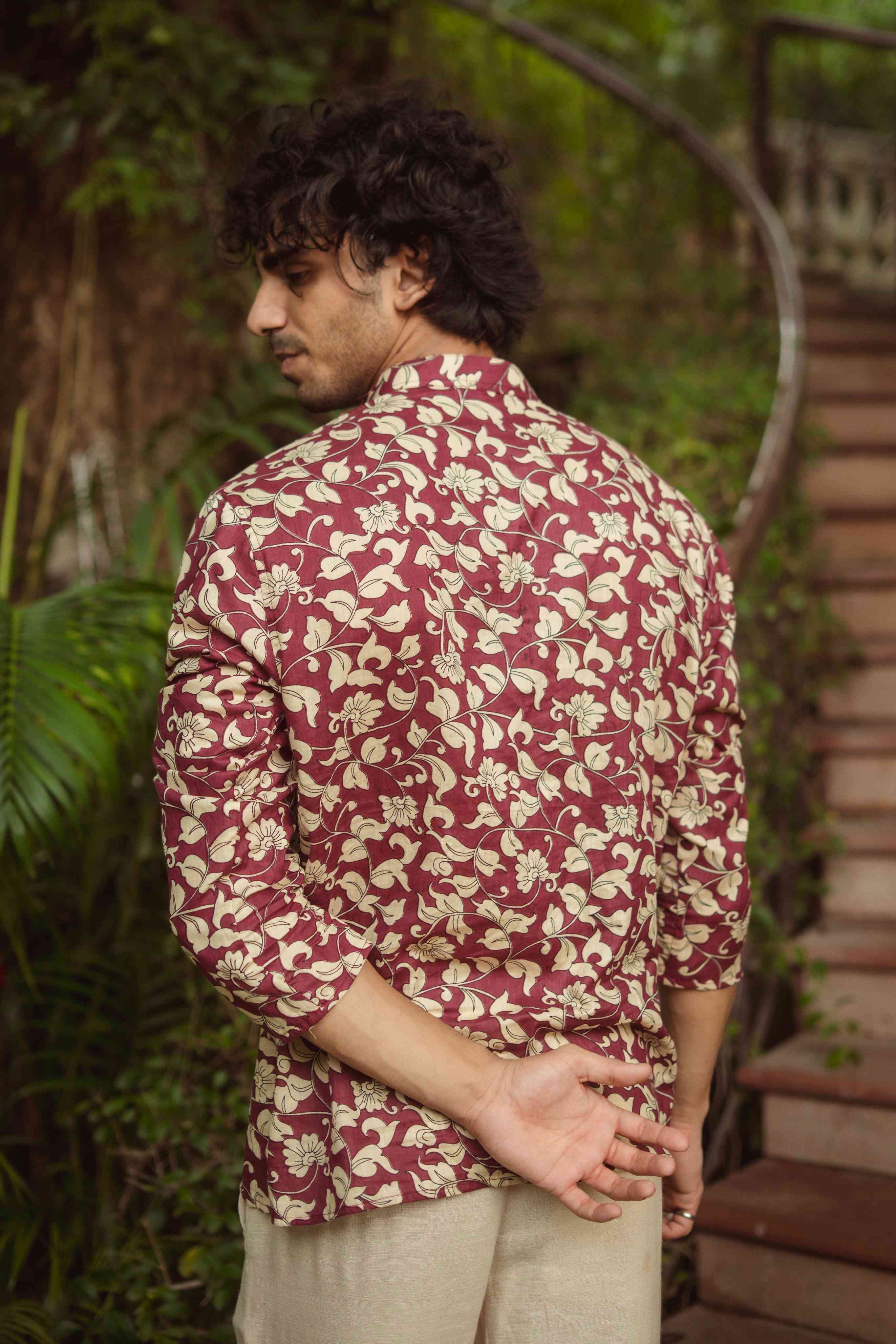 The Plum Blossom Vine Short Kurta
