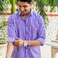 purple shirt for men