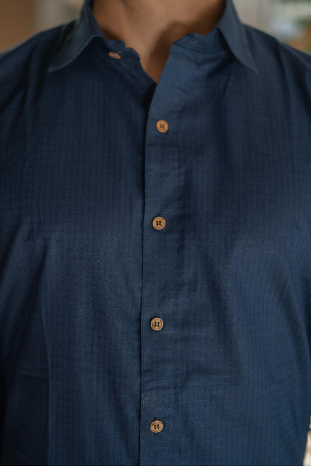 The Cosmic Blue Checkered Full Sleeve Shirt