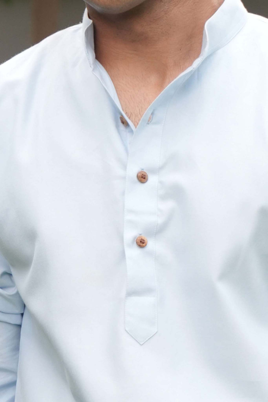 The Light Blue Short Kurta for Men