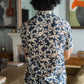 The Very Dark Blue All-Over Floral Print Shirt (Half Sleeves)