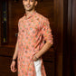 The Jungle Pink All-Over Floral Print Long Kurta