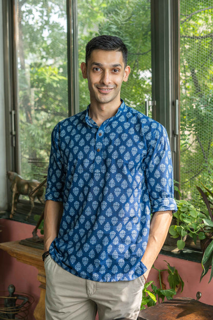 Indigo Blue Shirt For Men