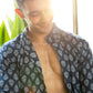 The Indigo Blue White Floral Print Shirt