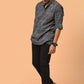 The Purple Color Tribal Print Short Kurta