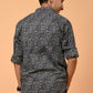 The Purple Color Tribal Print Short Kurta