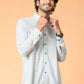White Printed Shirt For Men