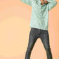The Ocean Green Geometric-Paisley Print Short Kurta