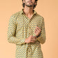 The Beige Color Butti Print Shirt